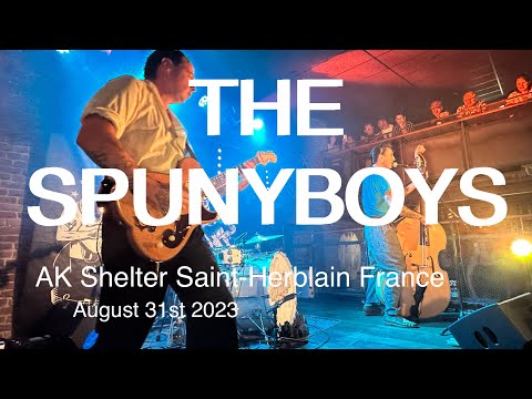 THE SPUNYBOYS – Full Live Concert @ AK Shelter, Saint‑Herblain (Nantes), France – August 31st, 2023