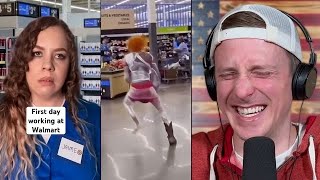 First day working at Walmart | TRY NOT TO LAUGH #152