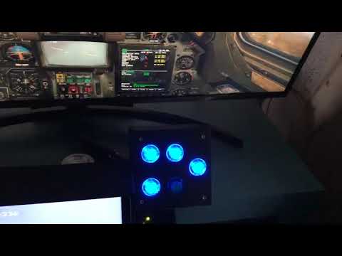 Donkey's Ka 50 Autopilot Panel test (Arduino HID, DCS BIOS and LEDs) [Reupload]
