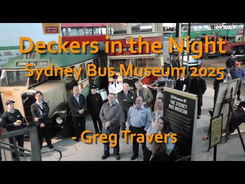 Australian Buses: Sydney Bus Museum Deckers in the Night 2025. Ride the vintage buses, filmed in 4K.