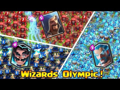 Wizard Vs Ice Wizard Vs Electro Wizard Clash Royale Wizard Olympic