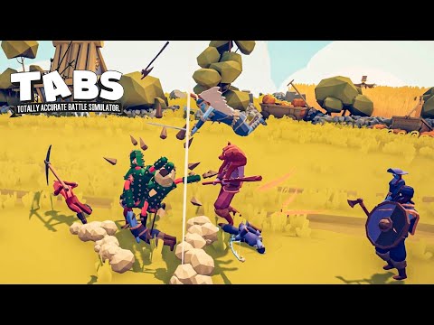 TABS - WILD WEST TEAM vs VIKING TEAM - Totally Accurate Battle Simulator