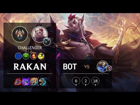 Rakan Bot vs Ezreal - EUNE Challenger Patch 10.5