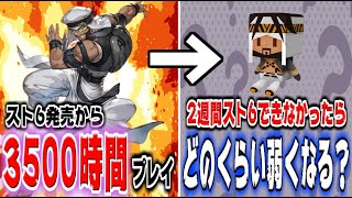 【スト6】発売から3500時間プレイしてる初心者が2週間スト6プレイできなかったらどうなる？【ストリートファイター6】