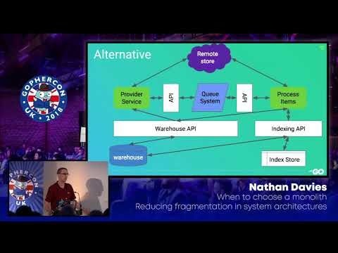 GopherCon UK 2018: Nathan Davies - Reducing Fragmentation in System Architectures