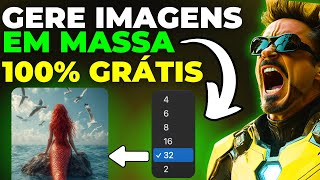 NOVA IA GERA IMAGENS EM MASSA GRÁTIS e ILIMITADO com 1 CLIQUE! (Aproveite)