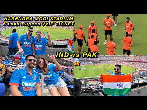 VVIP Experience INDIA vs PAKISTAN 🔥 | 6 LAKH World Cup Ticket Surprise for DAD