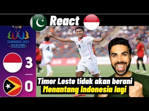 Highlight Timor Leste vs Indonesia 0-3 Football Sea Games 2023