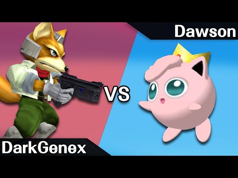 Untitled #1 - DarkGenex (Fox) vs Dawson (Jigglypuff) - Melee Losers Top 8 Qualifier