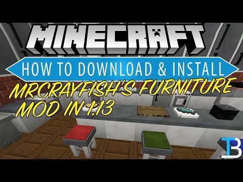 Как скачать и установить мод мебели MrCrayfish в Minecraft 1.13
