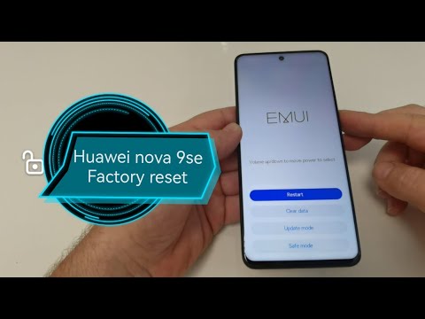 Huawei nova 9se factory reset