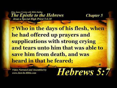 Hebrews Chapter 5 - Bible Book #58 - The Holy Bible KJV Read Along Audio/Video/Text