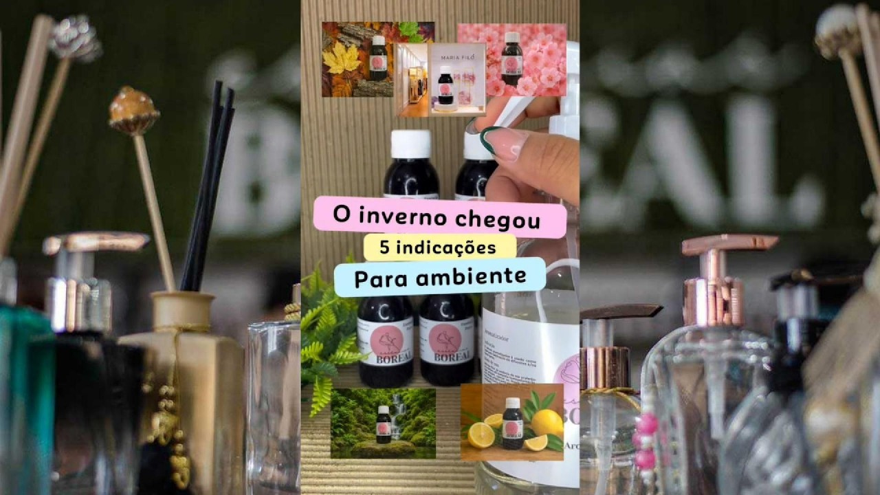 Essências para Ambiente: 5 Fragrâncias Perfeitas para Deixar o Inverno Mais Aconchegante