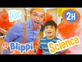 Blippi S Ultimate Science Challenge With An Air Cannon 2 Hours Of Science Videos For Kids