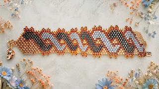 ✨ Elegant Even Count Peyote Bracelet Tutorial | Beginner Friendly Beaded Bracelet & Earrings