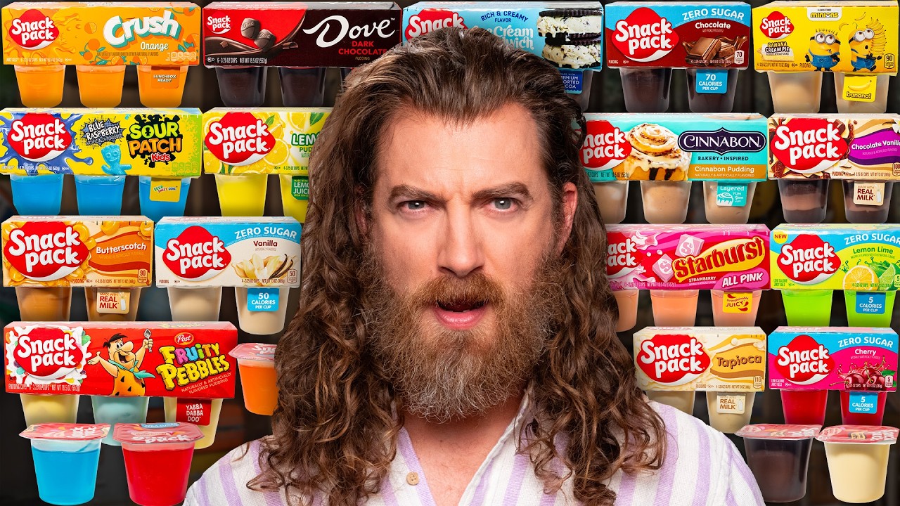 We Tried EVERY Pudding By Snack Pack