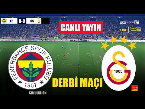 🔴CANLI: FENERBAHÇE - GALATASARAY | eFootball PES 21 Tahmin ve Simülasyon PC