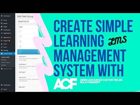 Create Learning Management System with ACF Advanced Custom Fields