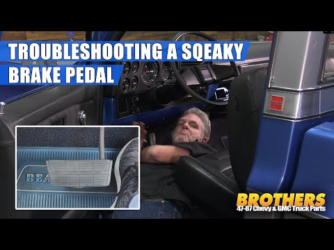1973-87 Squarebody Chevy & GMC - Squeaky Brake Pedal Repair, Removal, Maintenance & Installation