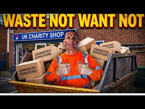 Dumpster Diving UK Charity Shop Skips? LOOK WHAT I FIND👀👀