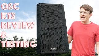 Video thumbnail for 1000w QSC K12 Speaker Review + Audio Testing by Carson Miller
