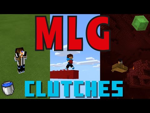 All MLG clutches in Minecraft
