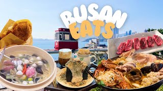 Busan cafes &amp;amp; food - seafood soup, seaside cafes, huinnyeoul culture village, etc