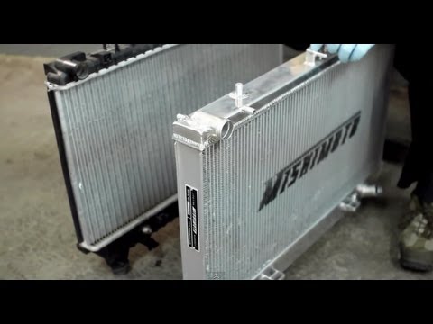 Mishimoto Radiator Install Vs Stock Radiator