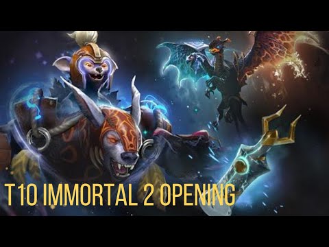 Dota 2 Battle pass 2020- TI10  Immortal Treasure 2 Chest Opening