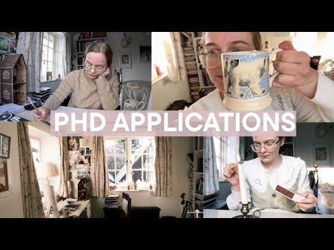Applying for a PhD (study vlog)