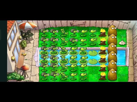 Plant vs zombie pool mod #minecraft #pvz #pvz2