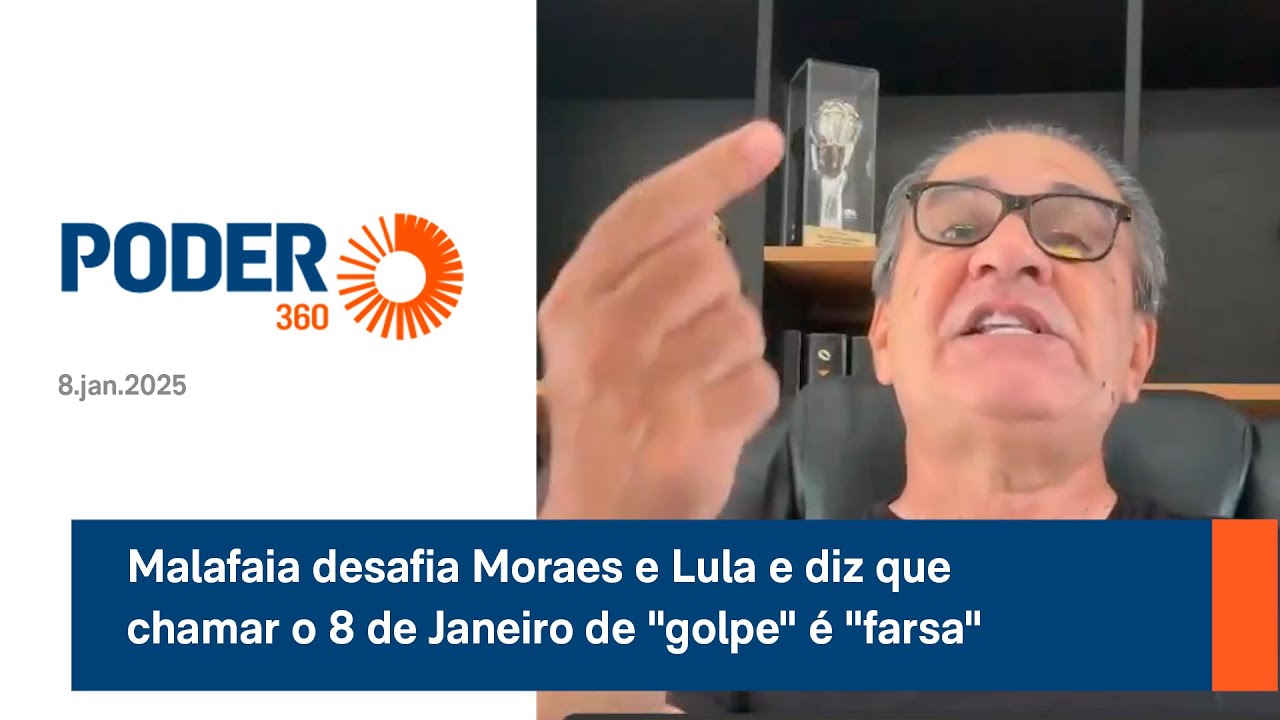 Malafaia desafia Moraes e Lula e diz que chamar o 8 de Janeiro de "golpe" é "farsa"