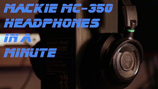 Video thumbnail for Headphones in a Minute - Mackie MC 350 #shorts by Audios Amigo