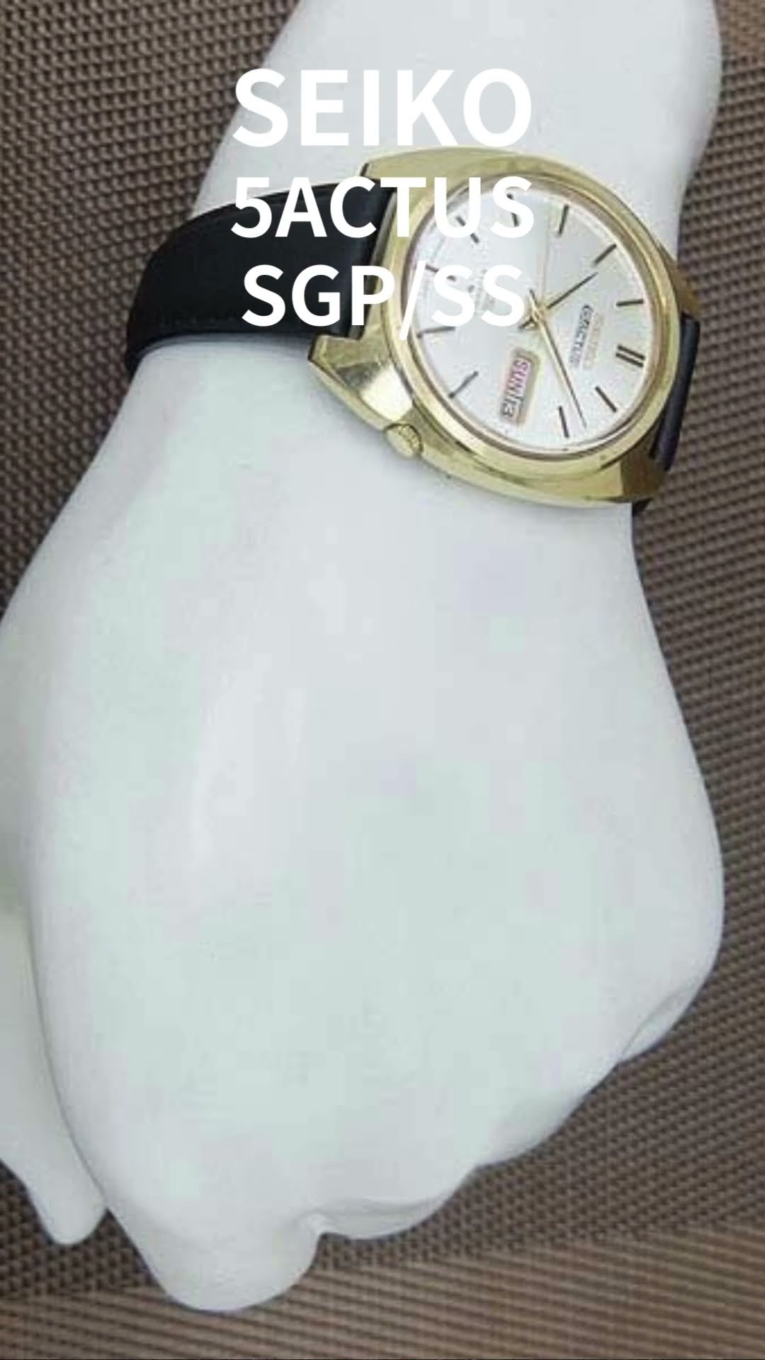 JA-2863| セイコー 5アクタス 23石 6106-8420 SGP/SS シルバーダイヤル