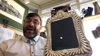 Cleaning & Restoring  Sterling Silver Picture Frame Bought From Car Boot Sale