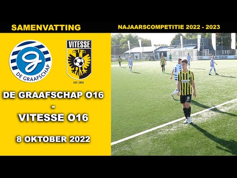 Samenvatting de Graafschap O16 - Vitesse O16 8 oktober 2022