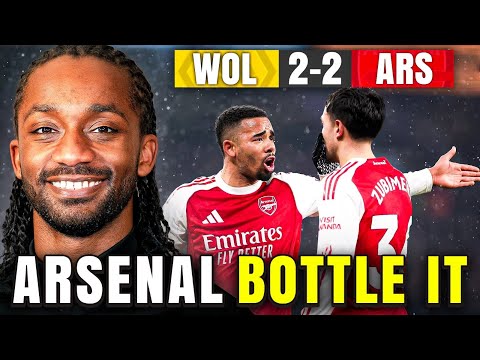 Arteta Bottling The League Again! Wolves 2-2 Arsenal Reaction