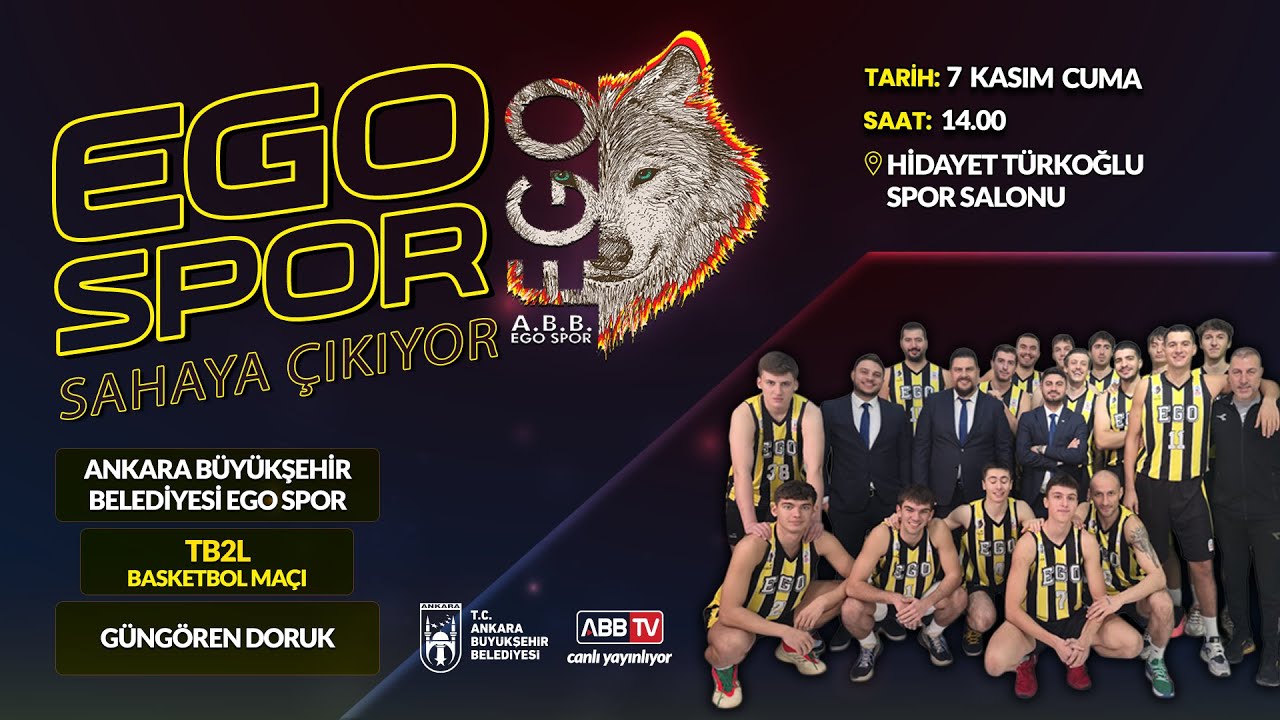ABB EGO SPOR - GÜNGÖREN DORUK - TB2L BASKETBOL MAÇI