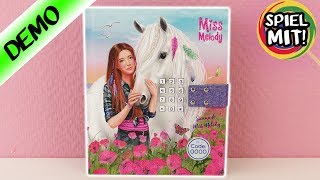 TAGEBUCH mit CODE für Pferde Fans | Miss Melody Geheimcode Diary | Wie kann man den Code ändern?