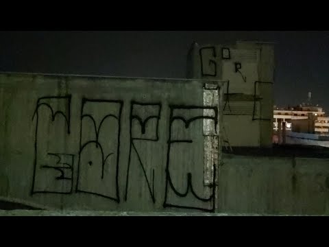 MADMAXXX 750mL Tagging The Roof Of A Parking In Thessaloniki City Center