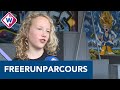 Freerunnen in oude speelgoedwinkel: 'Droom is werkelijkheid geworden' - OMROEP WEST