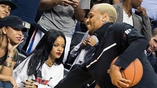 Awkward Chris Brown and Rihanna Reunion