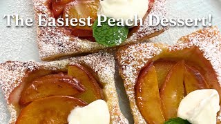 How To Make The Easiest Peach Dessert Ever!