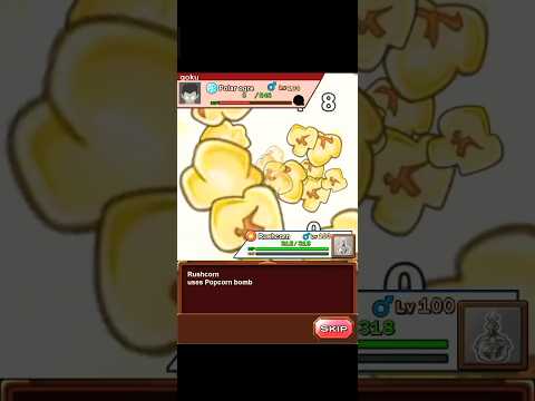 Bulu monster Popcorn Bomb skill🤩🔥