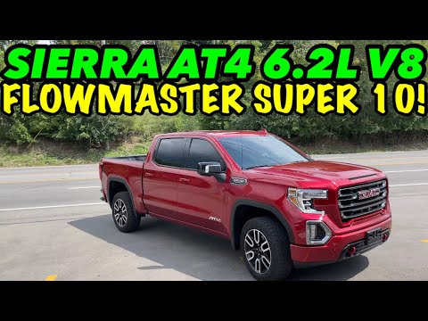 2021 GMC Sierra AT4 6.2L V8 w/ FLOWMASTER SUPER 10!