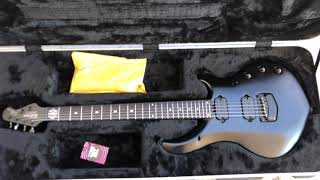 Video thumbnail for Unbox Music Man Majesty Stealthblack John Petrucci guitar by Marcello Satta