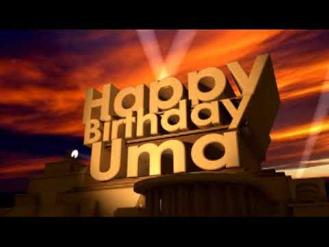 Happy Birthday Uma