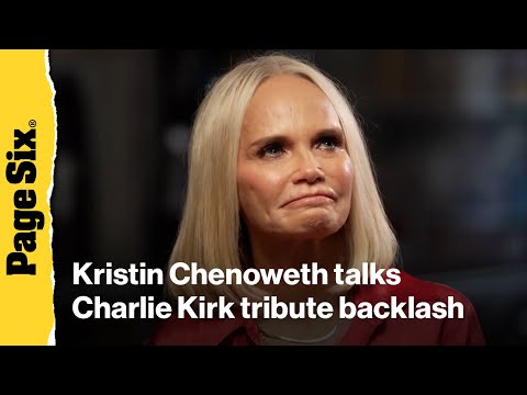 Kristin Chenoweth tearfully addresses backlash over Charlie Kirk tribute