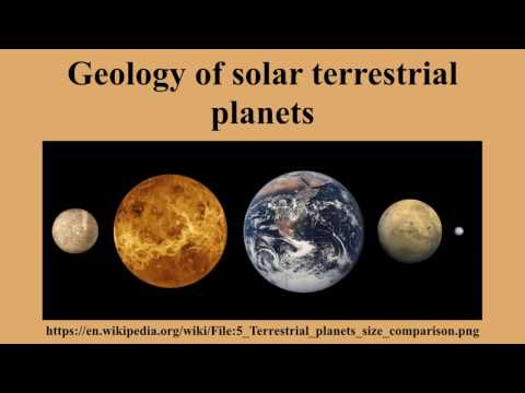 Geology of solar terrestrial planets