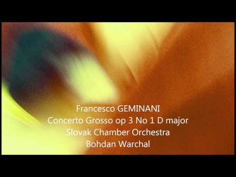 Francesco Geminiani Concerto Grosso Op 3 No 1 Warchal